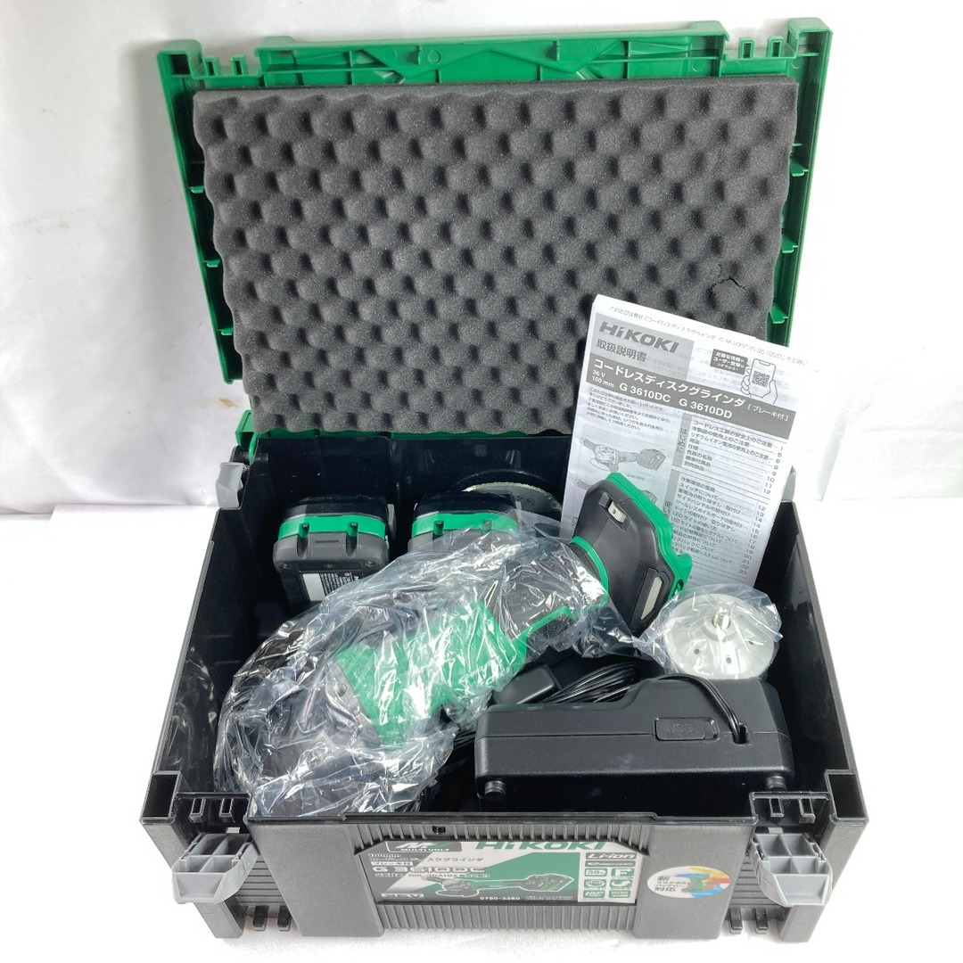 HiKOKI ハイコーキ 36V 100mm コードレスディスクグラインダ HiKOKI ハイコーキ 36V 100mm コードレスディスクグラインダ