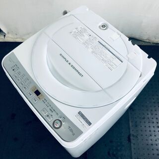 ★送料・設置無料★ 中古 大型洗濯機 シャープ (No.8027)(洗濯機)