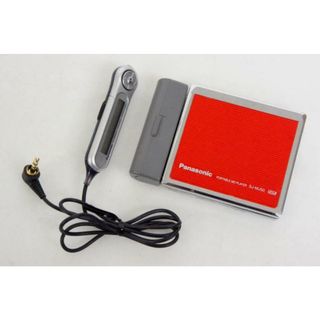 【中古】C Panasonicパナソニック ポータブルMDプレーヤー MDLP対応 SJ-MJ50(ポータブルプレーヤー)