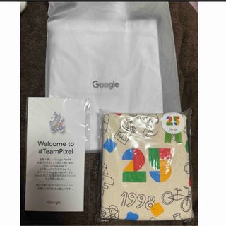 Googleストア Pixel 初回購入 ノベルティ ポーチ トートバッグ(トートバッグ)