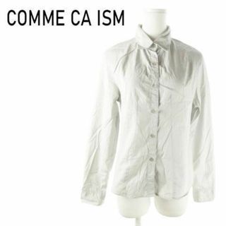 COMME CA ISM - コムサイズム シャツ 長袖 コットン 11 グレー 230330AO11A