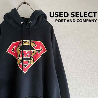 古着 NCAA Team Hoodie / 黒 メリーランド大学 パーカー(パーカー)