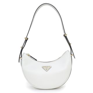 プラダ アーケ 2way ショルダーバッグ 斜め掛け ソフトカーフ レザー BIANCO ホワイト 白 ゴールド金具 1BC194 PRADA（未使用　展示品）