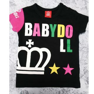 ベビードール(BABYDOLL)のBABYDOLL ベビードール ロゴ 半袖Ｔシャツ 90cm ブラック 黒(Tシャツ/カットソー)