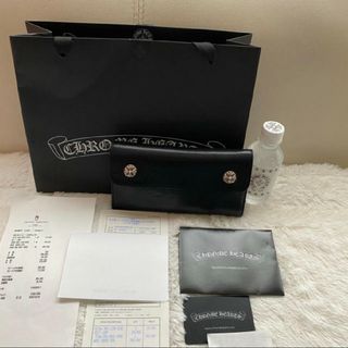 クロムハーツ(Chrome Hearts)の最上級美品 ChromeHearts クロムハーツ ウォレット ウェーブ 財布(長財布)