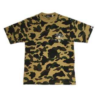 アベイシングエイプ(A BATHING APE)のA BATHING APE x STUSSY 30周年記念 Tシャツ S(Tシャツ/カットソー(半袖/袖なし))