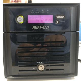 バッファロー(Buffalo)のBuffalo NAS TS5200シリーズ 1TB×２ 中古(PC周辺機器)