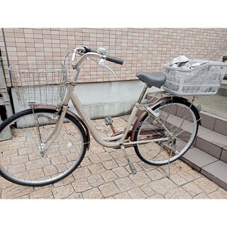 ベージュ自転車(自転車本体)