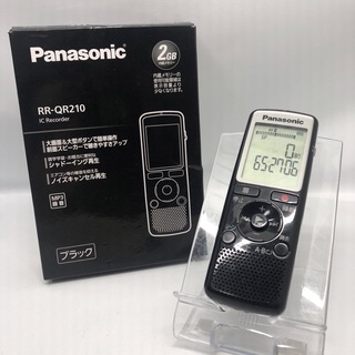 パナソニック(Panasonic)のPanasonic ICレコーダー ブラック RR-QR210-K(ポータブルプレーヤー)