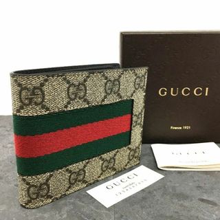 グッチ(Gucci)の未使用品 GUCCI 札入れ 408827 シェリーライン ウェブライン 273(折り財布)