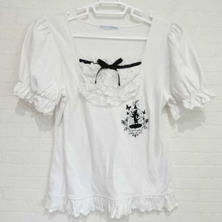 プトマヨ(PUTUMAYO)の新品　カ2 プトマヨ　カットソー　半袖　猫　レース　ゴスロリ(Tシャツ(半袖/袖なし))