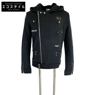 モンクレール(MONCLER)のモンクレール GENIUSジーニアス 7ｘFRAGMENT HIROSHI FUJIWARAｘLewis Leathersルイスレザー【新品同様/国内正規/21年製】スウェットライダース M(ライダースジャケット)