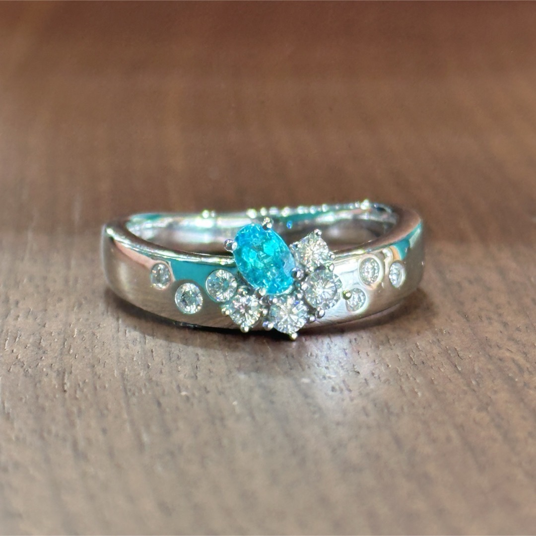 TASAKI - TASAKI 750パライバトルマリン0.21ct ダイヤ0.23リング TASAKI - TASAKI 750パライバトルマリン0.21ct ダイヤ0.23リング