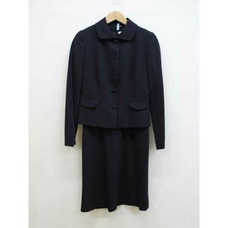 トゥービーシック(TO BE CHIC)の【新入荷】■ TO BE CHIC/トゥービーシック■アンサンブルスーツ/ワンピース/ジャケット/半袖/長袖/ミディアム丈 濃紺/ネイビー レディース 40 お受験 面接 フォーマル 卒業式 入学式 説明会 見学会 学校行事 園行事 式典【中古】春夏秋冬 515042 text(その他)