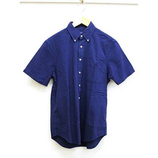 ラルフローレン(Ralph Lauren)の【夏物 新入荷】★Ralph Lauren/ラルフローレン★ポケットシャツ/シンプル/カジュアル/おしゃれ/ワンポイント/シャツ/半袖 ネイビー/紺 メンズ S/P【中古】夏 025042(シャツ)