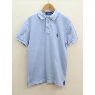 ラルフローレン(Ralph Lauren)の‡POLO RALPH LAUREN/ポロ ラルフ ローレン‡ポニー刺繍ポロシャツ/半袖  ライトブルー/水色 メンズ  XS【中古】夏 814032(ポロシャツ)