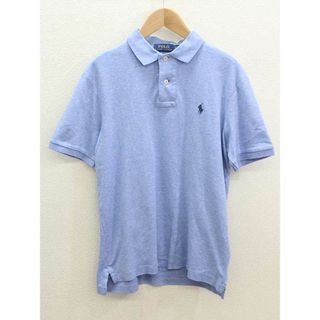 ラルフローレン(Ralph Lauren)の‡POLO RALPH LAUREN/ポロ ラルフ ローレン‡CLASSIC FIT ポロシャツ/半袖  ライトブルー/水色 メンズ  XS【中古】夏 814032(ポロシャツ)