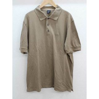 HUGO BOSS - ▲HUGO BOSS/ヒューゴボス▲ポロシャツ/半袖/カットソー ブラウン/茶 メンズ XL【中古】 夏 033032