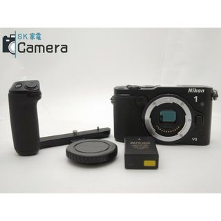 ニコン(Nikon)のNikon1 V3 + GR-N1010 グリップ ボディキャップ 付 ニコン(ミラーレス一眼)