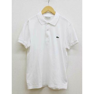 ラコステ(LACOSTE)の【夏物 新入荷】★LACOSTE/ラコステ★ポロシャツ/おしゃれ/シンプル/カジュアル/カットソー/ポロシャツ/半袖 ホワイト/白 メンズ XS【中古】夏 125042(ポロシャツ)