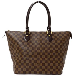 ルイヴィトン(LOUIS VUITTON)のルイ ヴィトン LOUIS VUITTON バッグ ダミエ レディース ブランド トートバッグ サレヤ MM N51182 ブラウン 肩掛け 大容量 大きめ おしゃれ 【中古】(トートバッグ)