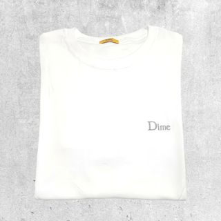 【新品】Dime Classic Small Logo Tシャツ ホワイト S(Tシャツ/カットソー(半袖/袖なし))