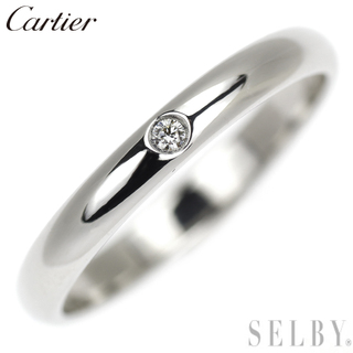 カルティエ(Cartier)のカルティエ Pt950 ダイヤモンド リング バンド 48号(リング(指輪))