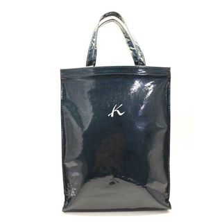 Kitamura - 【夏物 新入荷】★Kitamura/キタムラ★エナメルトートバッグ/サブバッグ/お受験/面接/フォーマル/卒業式/入学式/見学会/学校行事式典/説明会/式典/縦型/バッグ/鞄/BAG ネイビー/紺 レディース 【中古】春夏秋冬 text 415042