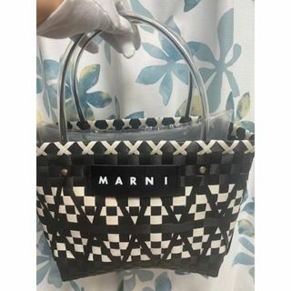 Marni - マルニ☆カゴバッグ大人気ブラックスタイル