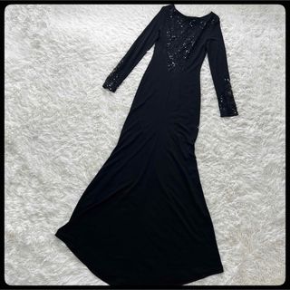 BCBGMAXAZRIA - BCBGMAXAZRIA  ロングドレス ワンピース レース 花柄