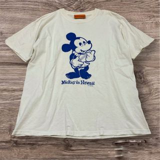 アンビル(Anvil)のanvil★mickey★Hawaii★Tシャツ★希少★USA製★M★ディズニー(Tシャツ/カットソー(半袖/袖なし))