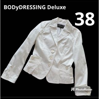 ボディドレッシングデラックス(BODY DRESSING Deluxe)のボディドレッシングデラックス　テーラードジャケット　ストレッチ　アウター　綿(テーラードジャケット)