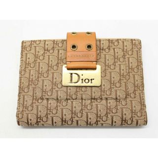 クリスチャンディオール(Christian Dior)の【夏物 新入荷】★Christian Dior/クリスチャンディオール★00TR0033/FL0032/トロッター柄カードケース/おしゃれ/カードケース/他小物 ベージュ×キャメル レディース【中古】春夏秋冬 hat etc 715042(財布)