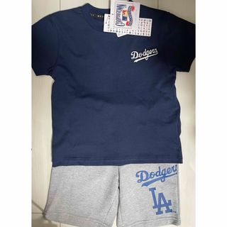 メジャーリーグベースボール(MLB)のドジャース　Dodgers  130cm  上下セット 新品　(Tシャツ/カットソー)