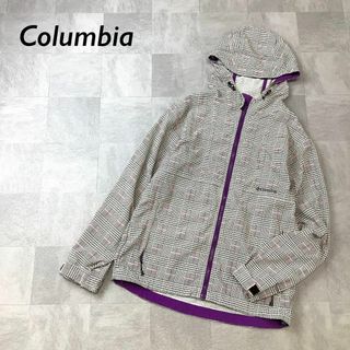 コロンビア(Columbia)のColumbia チェック柄 ナイロン ジップアップ パーカー(その他)