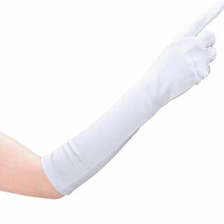 正装グローブ 手袋フォーマル ミドル丈 サテン 白ホワイト 正装(手袋)
