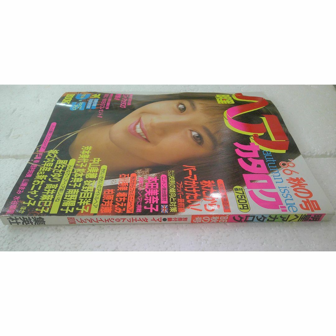 ☆美品 付録付き 明星 ヘアカタログ '86年 秋の号 本田美奈子