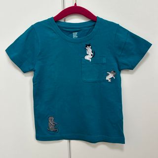 グラニフ(Design Tshirts Store graniph)のgraniph  グラニフ　Tシャツ　子供服　100  猫　刺繍(Tシャツ/カットソー)