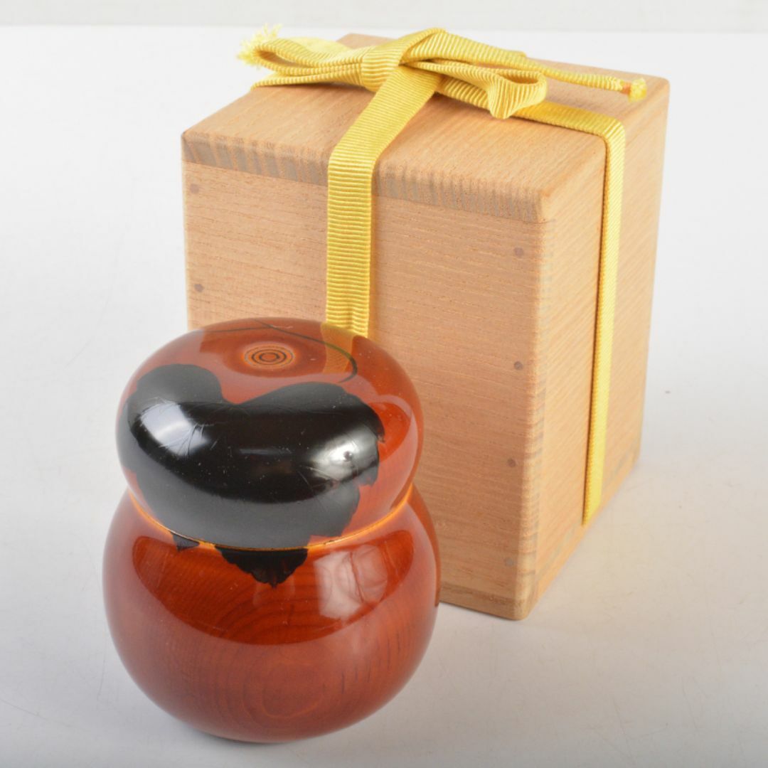 茶道具 瓢形 茶器 久田宗也(尋牛斎)書付 共箱 D R7247の通販 by 茶道具 瓢形 茶器 久田宗也(尋牛斎)書付 共箱 D R7247の通販 by