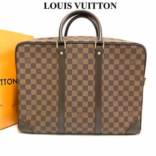 LOUIS VUITTON - ルイヴィトン　ダミエ　ポルトドキュマン　ヴォワヤージュGM  ビジネスバッグ