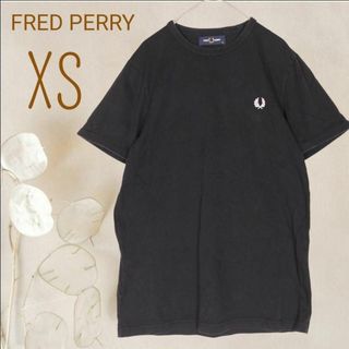 フレッドペリー(FRED PERRY)のb5055【フレッドペリー】半袖リンガーTシャツ 黒 XS袖口ゴム【訳あり】(Tシャツ/カットソー(半袖/袖なし))