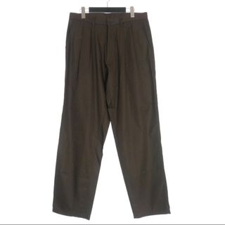 イートウツ E.TAUTZ GABARDILIA ツータック ワイドパンツ 32(チノパン)