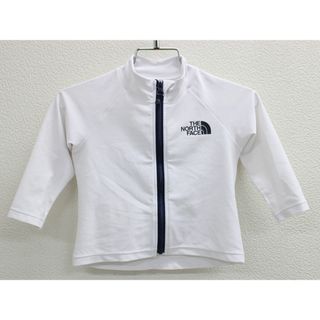 ザノースフェイス(THE NORTH FACE)の▲ザ・ノースフェイス/THE NORTH FACE▲80cm 長袖ラッシュガード 白 水陸両用 水遊び アウトドア マリンスポーツ 川遊び 海水浴 紫外線対策 にも【中古】子供 キッズ kids ベビー baby 男の子 女の子 夏 126032 seasonal(マリン/スイミング)