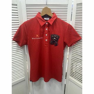 フィラ(FILA)の◇美品 FILA GOLF フィラ ゴルフ レディース 半袖ポロシャツ Mサイズ(ウエア)