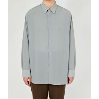 ラッドミュージシャン(LAD MUSICIAN)のLAD MUSICIAN BIG SHIRT ビッグシャツ ブルーグレイ 46(シャツ)