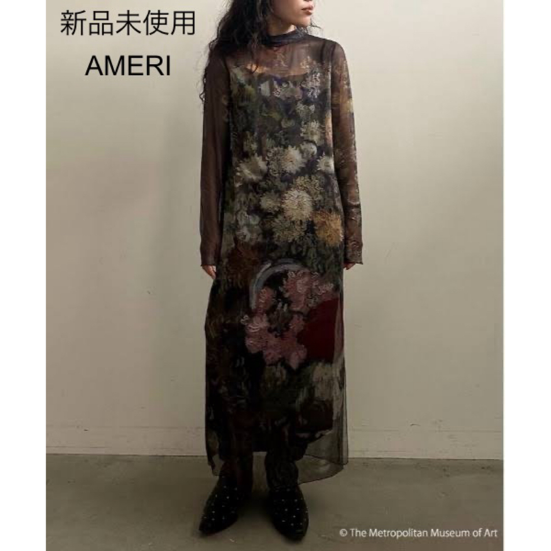 Ameri（アメリ）の「AMERI×THE MET SHEER DRESS（ワンピース