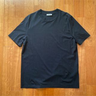 JIL SANDER コットンクルーネック Tシャツ ブラック XL