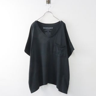 DEUXIEME CLASSE - ドゥーズィエムクラス Deuxieme Classe スカルゴーン SKARGORN ポケツキワイドTシャツ XS/ブラック トップス カットソー 【2400013872102】