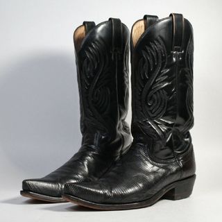 ヴィンテージ(VINTAGE)の【Vintage】SENDRA リザードスキン ウェスタンブーツ 茶芯(ブーツ)