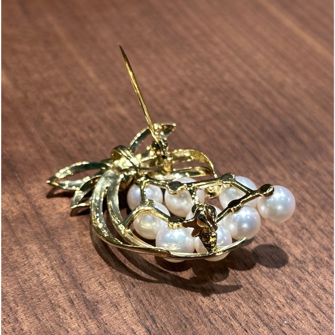 MIKIMOTO - ミキモト K18 パールブローチ兼トップの通販 by 神楽坂の MIKIMOTO - ミキモト K18 パールブローチ兼トップの通販 by 神楽坂の